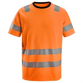 T-shirt haute visibilité, classe de sécurité 2 orange