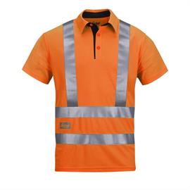 Υψηλής ορατότητας A.V.S.Polo Shirt, κλάση 2/3, μέγεθος L πορτοκαλί
