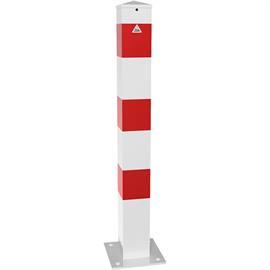 Χαλύβδινος σωλήνας 100 x 100 x 3 mm σταθερός, για στερέωση με πείρο