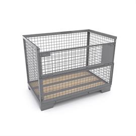 Euro raklapos ketrec külső méretek: 835x1240x970mm, belső méretek: 800x1200x800mm