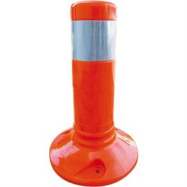 Flexi oszlopok piros-fehér színű csíkokkal - Ø 80 mm