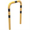 Barra di protezione antiurto in tubo d'acciaio - Ø 76 mm giallo / nero
