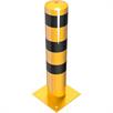 Dissuasore tubolare in acciaio - Ø 193 x 3,6 mm per fissaggio a tassello giallo / nero | Bild 2