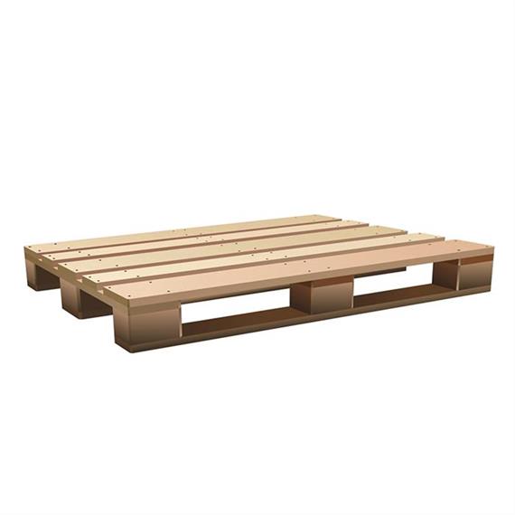 Euro pallet piatto in legno massiccio EPAL, 1200x800x144 mm