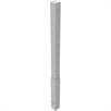 Palo di sbarramento in tubo d'acciaio 70 x 70 mm rimovibile, con serratura triangolare | Bild 2