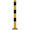 Palo di sbarramento in tubo d'acciaio - Ø 70 x 70 mm staccabile, rimovibile giallo / nero | Bild 3