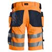 Pantalone corto elasticizzato con tasche a fondina, nero/arancio, alta visibilità classe 1 | Bild 2