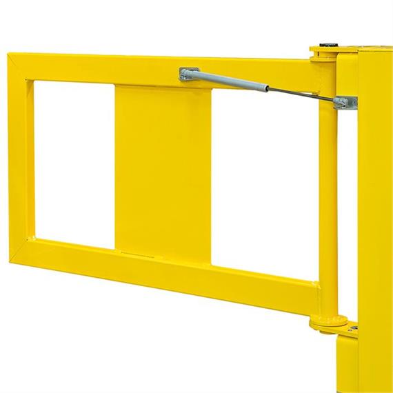 Porta a ringhiera BLACK BULL con montante a gas
