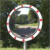 Specchio per il traffico in acciaio inox Basic - Lotos 800 x 800 mm, rotondo | Bild 6