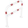 Staffa in tubo d'acciaio tondo - Ø 60 x 2,5 mm con traversa per fissaggio a tassello