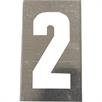 Stencil in metallo SET per numeri in metallo alti 20 cm - da 0 a 9 - Numero 0 | Bild 2