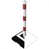 Supporto per catena, pesante - tubo d'acciaio Ø 60 mm zincato a caldo bianco/rosso | Bild 4