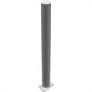 Tubo d'acciaio per palo barriera - Ø 76 x 2,6 mm fisso, per fissaggio a tassello | Bild 2
