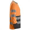 Didelio matomumo marškinėliai ilgomis rankovėmis, didelio matomumo 2 klasės oranžinės spalvos | Bild 3