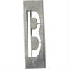 Metaliniai šablonai 40 cm aukščio metalinėms raidėms - B raide - 30 cm