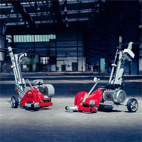 RK-10E Standartiniai grindų pjūklai / SIEMENS / 4 kW / 400 V  Dangtis: 200 mm - standartinis su dulkių ištraukimo sistema ir skydeliu