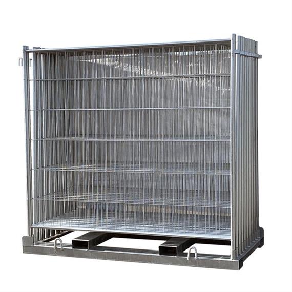 Statybinių tvorų rinkinys SET2 - 2P, kurį sudaro: 20x mobili statybinė cinkuota tvora 2,00 x 2,20 m (gamyklinis Nr. 3B2023H) 1x L