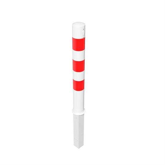 Barjeras stabiņa tērauda caurule - Ø 108 x 2,9 mm, noņemama, ar profila cilindru