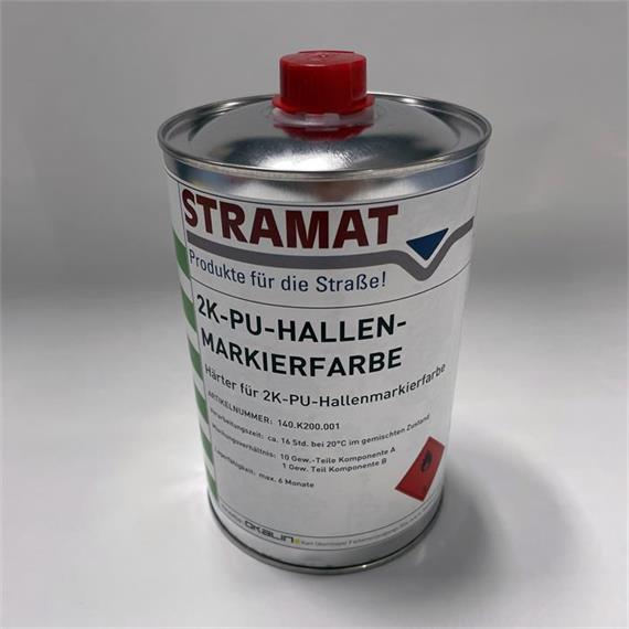 Cietinātājs STRAMAT 2K PU zāles marķēšanas krāsai 0,5 kg iepakojumā