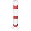 Tērauda cauruļveida bollards - Ø 152 x 3,2 mm dībelim karsti cinkots / ar baltu pārklājumu | Bild 2