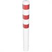 Tērauda cauruļveida bollards - Ø 152 x 3,2 mm fiksēts, iebetonēšanai karsti cinkots / ar baltu pārklājumu | Bild 2