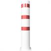 Tērauda cauruļveida bollards - Ø 273 x 5 mm dībelim karsti cinkots / ar baltu pārklājumu | Bild 3