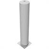 Tērauda cauruļveida bollards - Ø 273 x 5 mm dībelim karsti cinkots / ar baltu pārklājumu | Bild 2