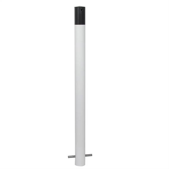 Ugunsdzēsības norobežojoša tērauda caurule - Ø 60 x 2,5 mm, fiksēta, iebetonēšanai