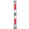 Barrier post stalen buis 70 x 70 mm volledig intrekbaar