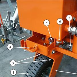 Busscharnier voor stuur ø 32 mm met PN00049