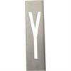 Metalen sjablonen voor metalen letters 40 cm hoog - Letter Y - 40 cm