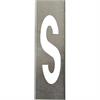 Metalen stencils SET voor metalen letters 20 cm hoog - A tot Z - Letter S - 30 cm