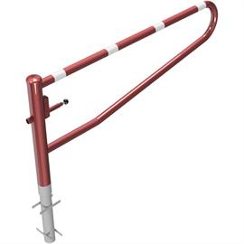 Slagboom met draaiend hek