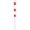 Stalen buis voor vangrail - Ø 76 x 2,6 mm vast, voor plaatsing in beton thermisch verzinkt / wit gecoat | Bild 2