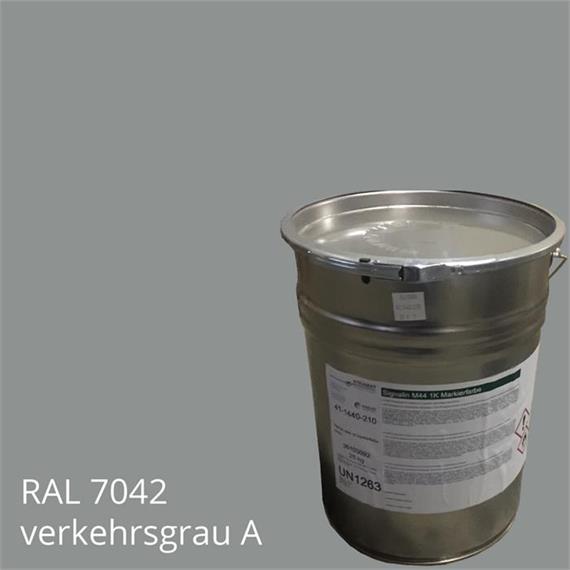 STRAMAT 2K Rollplastik 2K/4H verkeersgrijs in container van 12 kg