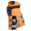 Stretch broek kort met holsterzakken, zwart/oranje, high-vis klasse 1 | Bild 4