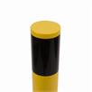 Barrierestolpe Beskyttende metallstolpe gul / svart - 159 x 900 mm | Bild 2