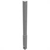 Barrierestolpe stålrør 70 x 70 mm avtakbar, med profilsylinderlås | Bild 2
