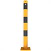 Barrierestolpe stålrør - Ø 76 x 2,6 mm avtakbar, avtakbar gul / svart | Bild 3