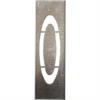 Metallsjablonger for 40 cm høye metallbokstaver - Bokstav O - 40 cm
