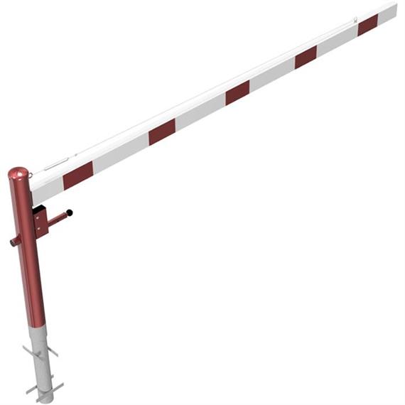 Roterende barriere med kabelforsterkning