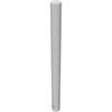Rørformet stålpullert - Ø 152 x 3,2 mm fast, for nedstøping i betong varmgalvanisert / hvitlakkert | Bild 2