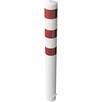 Rørformet stålpullert - Ø 152 x 3,2 mm fast, for nedstøping i betong varmgalvanisert / hvitlakkert | Bild 4