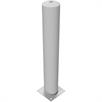 Rørformet stålpullert - Ø 152 x 3,2 mm for plugging varmgalvanisert / hvitlakkert | Bild 2