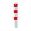 Rørformet stålpullert - Ø 193 x 3,6 mm fast, for innstøping i betong varmgalvanisert
