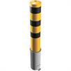 Rørformet stålpullert - Ø 193 x 3,6 mm flyttbar, uten lås gul / svart | Bild 4