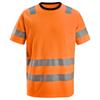 T-skjorte med høy synlighet, oransje i klasse 2