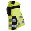Spodnie elastyczne krótkie z kieszeniami na kabury, czarno-żółte, klasa ochrony wzroku 1 - Rozmiar 48 | Bild 4