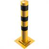 Bollard de tubo de aço elástico - Ø 152 x 3,2 mm para dowelling amarelo / preto | Bild 4