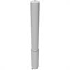 Bollard tubular de aço - Ø 152 x 3,2 mm amovível, sem fechadura galvanizado a quente / com revestimento branco | Bild 2